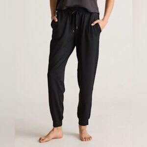 Quince Flowknit Mid-Rise Jogger Black - Size M